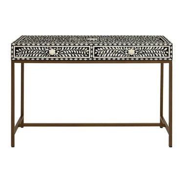 Console Table With Gold Finish Legs