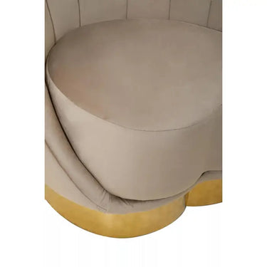 Biarritz Mink Velvet Chair