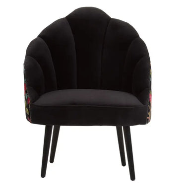 Peacock Design Scalloped Chair