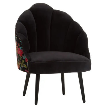 Peacock Design Scalloped Chair