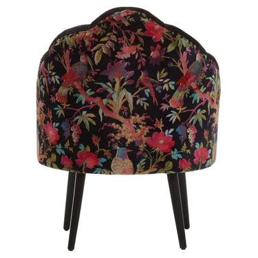 Peacock Design Scalloped Chair