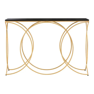 Black and Gold Console Table