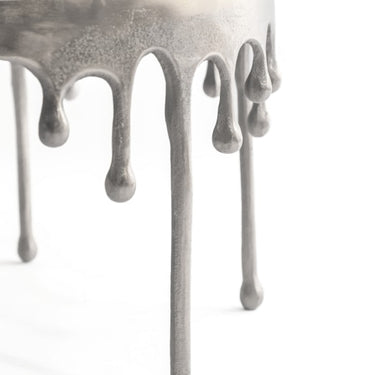 Raw Nickel Drip Aluminium Coffee Table