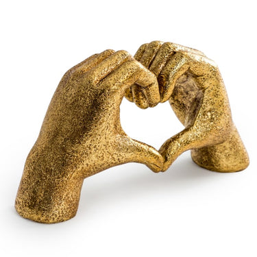 Gold Love Hands Ornament