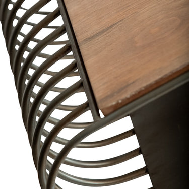Metal & Wood Coffee Table