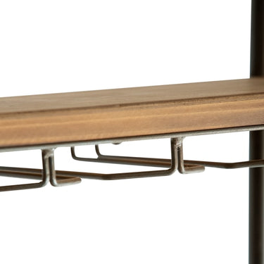 Metal & Wood Bar / Shelving Unit