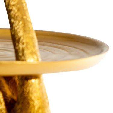 Gold Flamingo Side Table