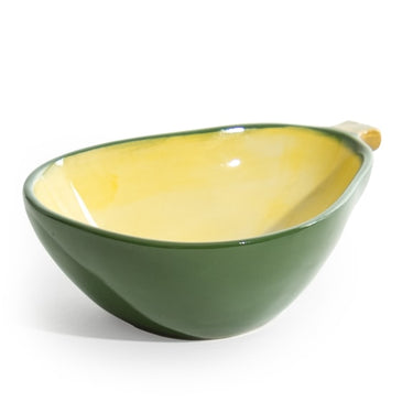 CERAMIC AVOCADO STORAGE BOWL