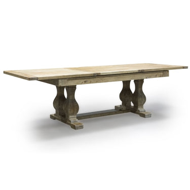 Reclaimed Dark Elm Extending Dining Table