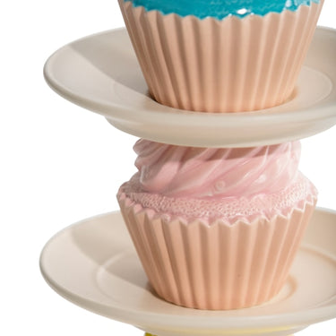 Stack Of Cupcakes Table Lamp With Black Shade