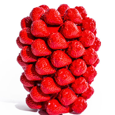 Ceramic Extra Large Multi Strawberry Vase