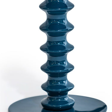 Indigo Large Ribbed Table Lamp