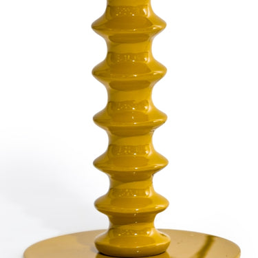 Mustard Yellow Large Ribbed Table Lamp
