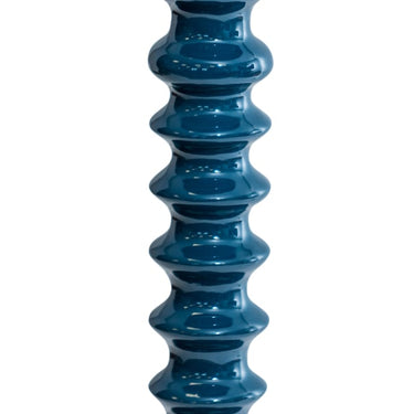 Indigo Ribbed Floor Lamp