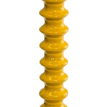 Mustard Yellow Ribbed Floor Lamp