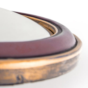 Set of 36 Blue/Red/Green With Gold Inner Frame Convex Mirrors
