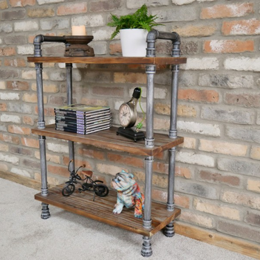 3 Shelf Steel Pipe Display Cabinet