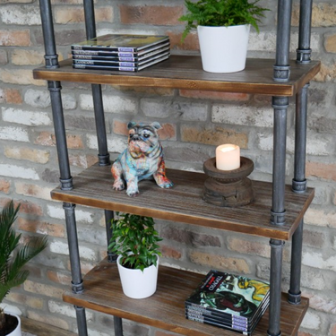 5 Steel Pipe Display Cabinet