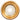 Round Gold 25cm Convex Mirror