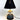 Gentry Pug Table Lamp  Black, Gold-Lined Shade