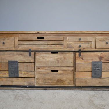 Large 180cm Industrial Sideboard