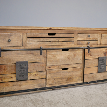 Large 180cm Industrial Sideboard