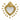 Gold Starburst Heart Wall Mirror