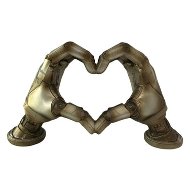 Robot Love Heart Hands Ornament