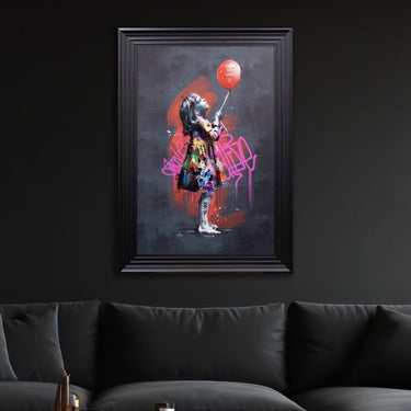 La Petite Fille et le Ballon Wall Art image 2