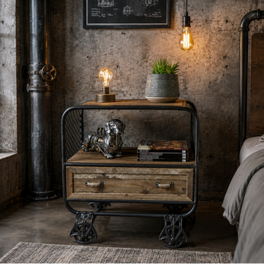 Rustic Industrial Cabinet