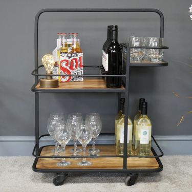 Industrial Wine Trolley