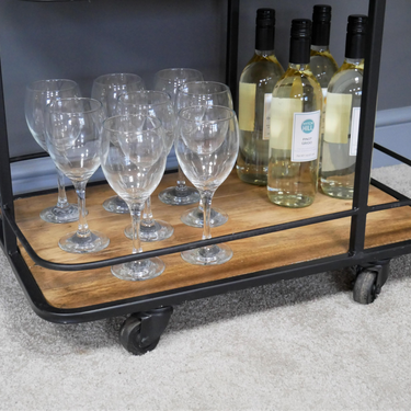 Industrial Wine Trolley