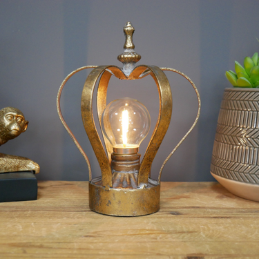 Metal Gold Crown Light