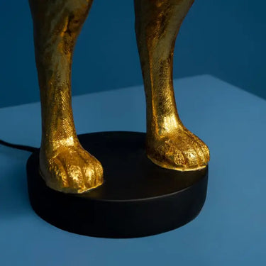 Gold/Magenta Bunny Table Lamp
