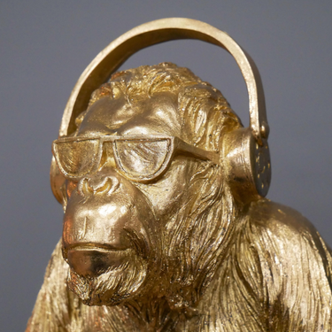 Gorilla With Headphones