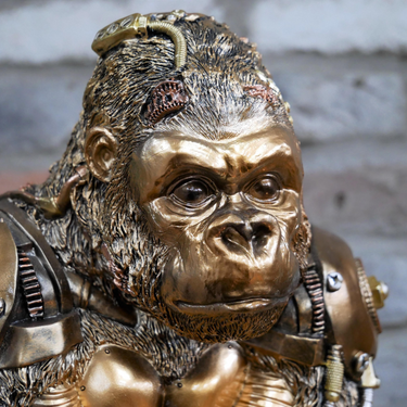 Gold Steampunk Gorilla