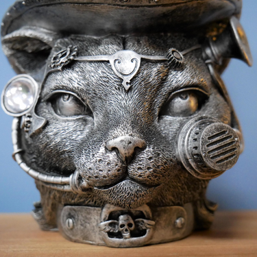 Steampunk Cat Head