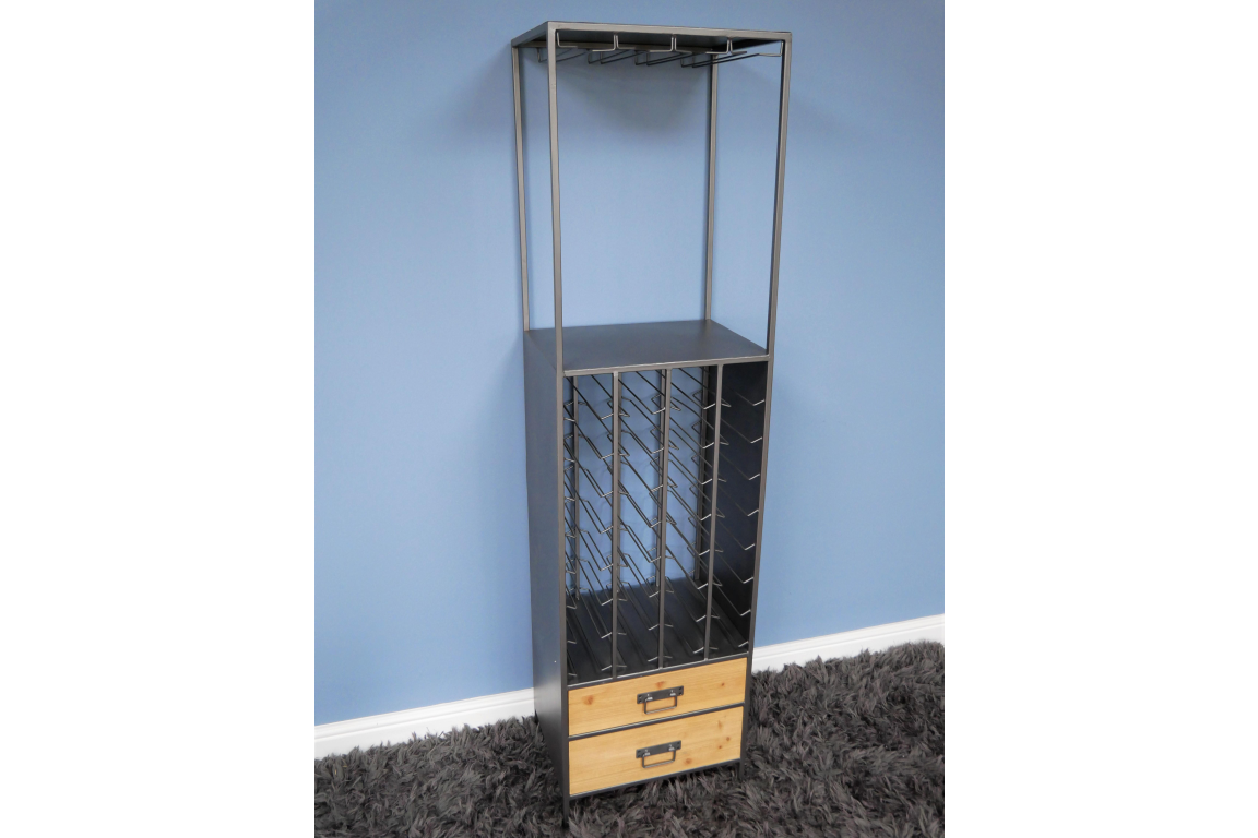 32 Bottle Wine Cabinet – Black Sheep Interiors