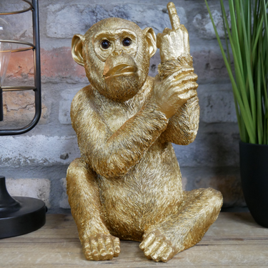 Gold Naughty Monkey