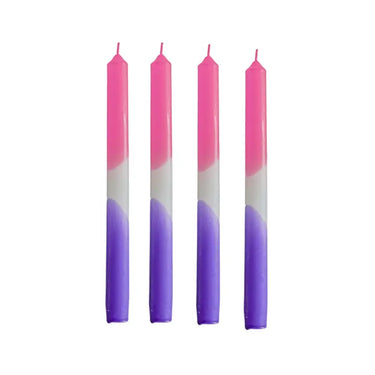 Pink/White/Purple Candle