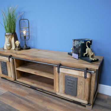 Industrial Mango TV Cabinet