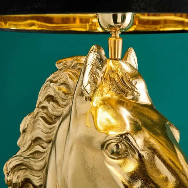 Gold Horse Table Lamp