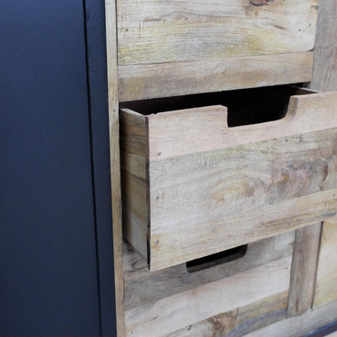 Industrial Sideboard With One Sliding Door