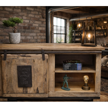 Industrial TV Cabinet 110cm