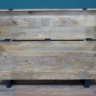 Iron And Mango Wood Trunk