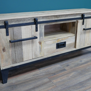 Iron Industrial TV Cabinet