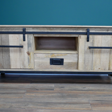 Iron Industrial TV Cabinet
