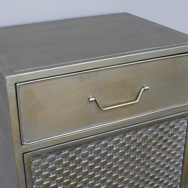 Gold Finish Cabinet