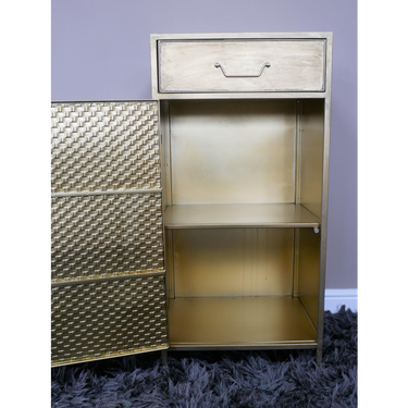 Gold Finish Cabinet
