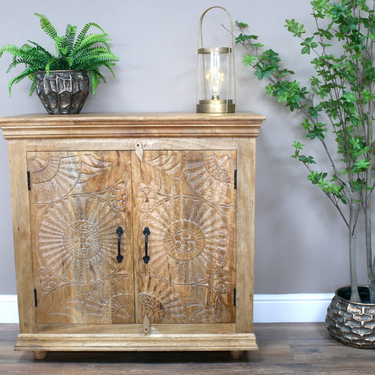 Hand Carved Cabinet